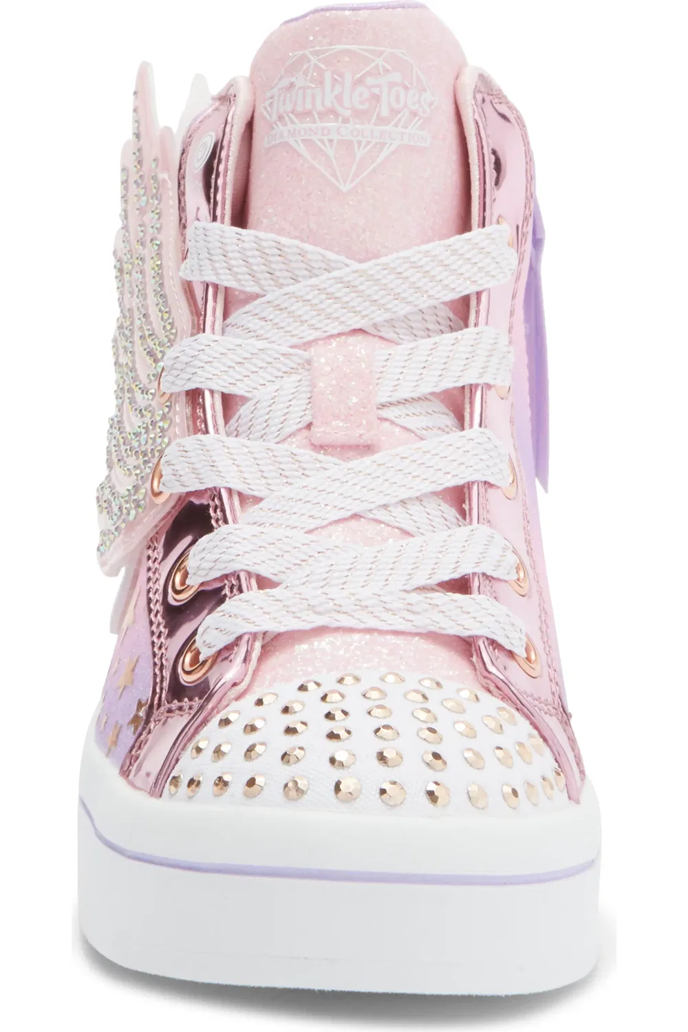 Кроссовки детские высокие с подсветкой Twi-Lites 2.0 SKECHERS, Lpmt-Light — фото 4