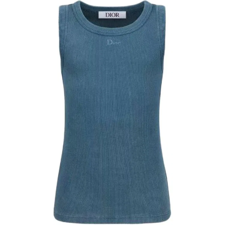 Детская майка с круглым вырезом DIOR, Light Purple Blue