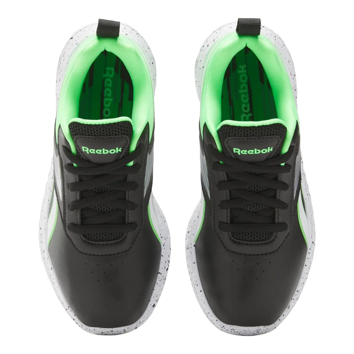 Детские кроссовки для мальчиков Rush Runner 5 Syn Reebok, Black Solarlime Ftwrwhite — фото 4