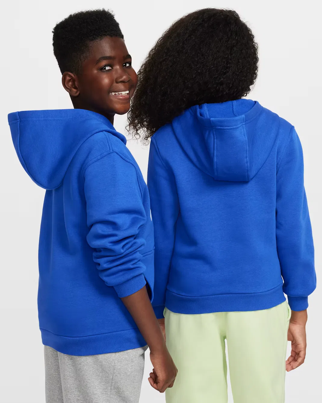 Толстовка для детей постарше Nike Sportswear Club Fleece, Game Royal/White — фото 2