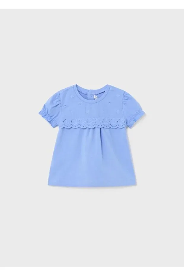 Детская футболка для девочек хлопковая Mayoral, Navy Blue
