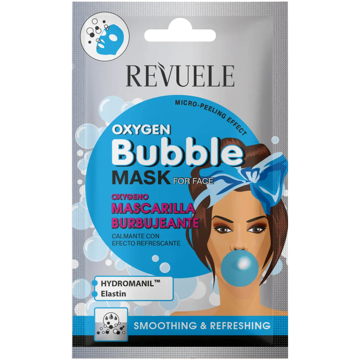 

Revuele Oxygen Bubble Разглаживающая маска для лица, 15 мл