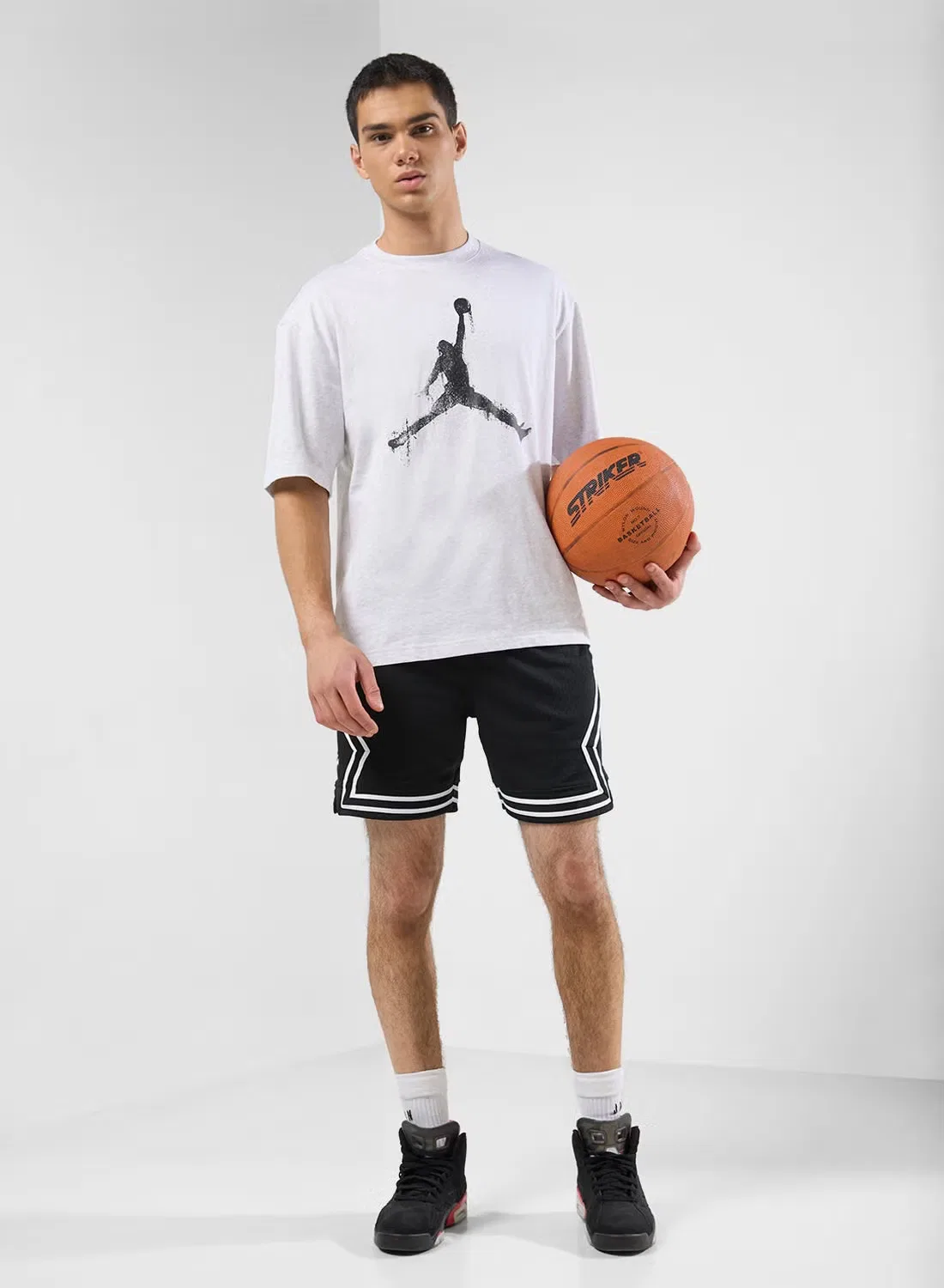 Футболка с принтом Jumpman Brooklyn College Jordan, бежевый — фото 4