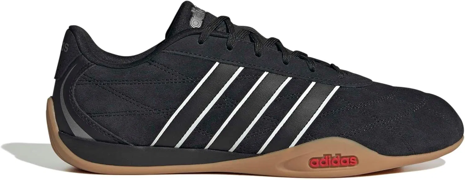Мужские кроссовки Adidas Adipista, Core Black Core Black Pure Ruby — фото 2