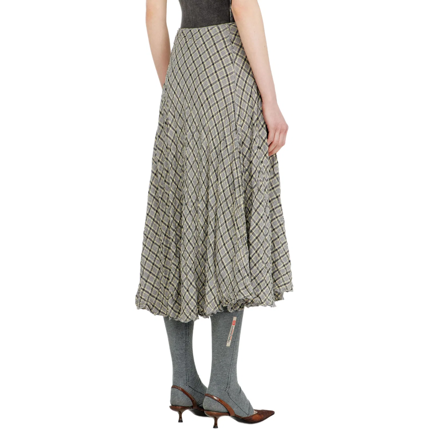 Женская юбка макси Casual Long Skirts Gray DIESEL, Серый — фото 4
