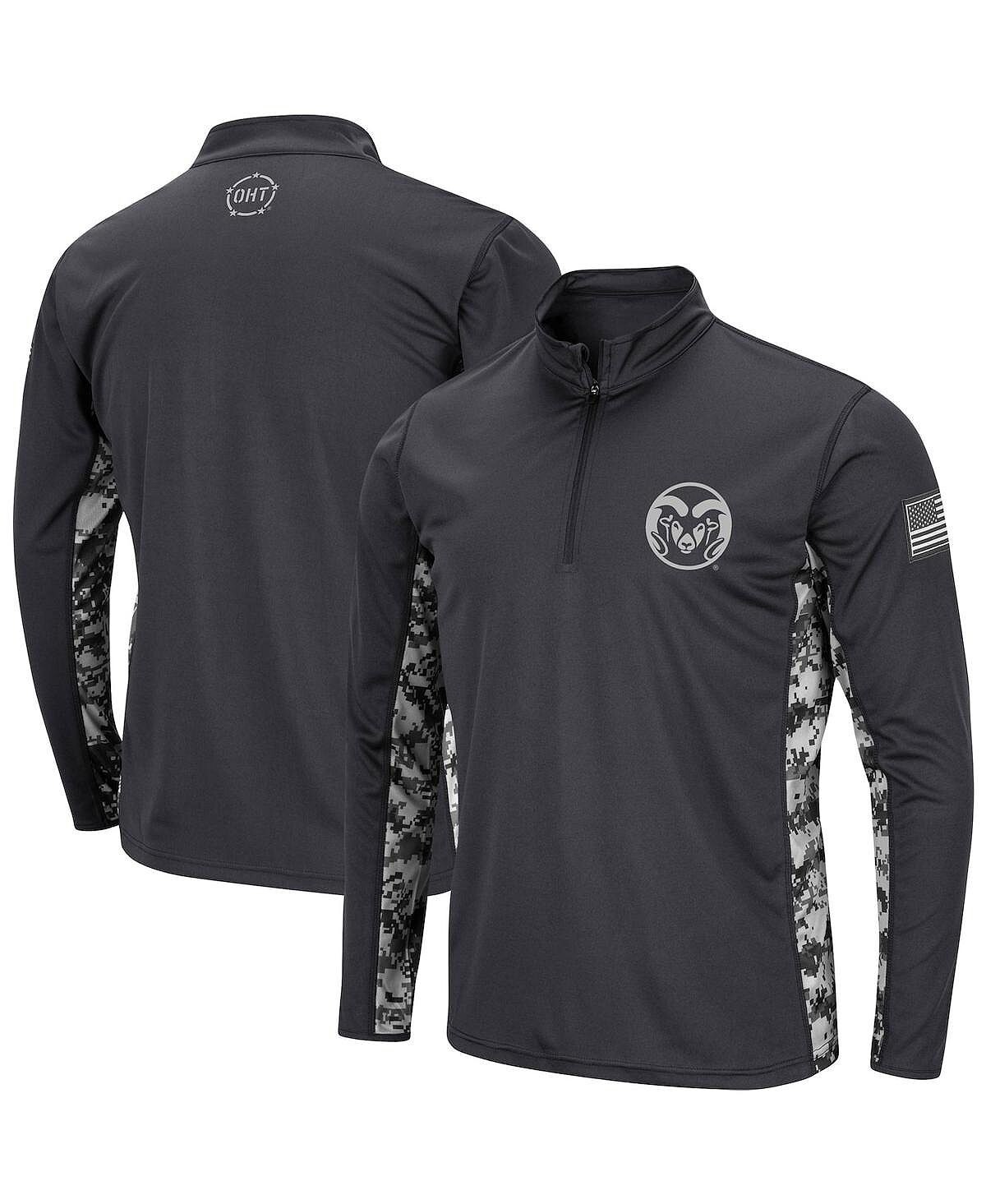 

Мужская темно-серая куртка colorado state rams oht в стиле милитари appreciation digi camo с молнией на четверть Colosseum, мульти