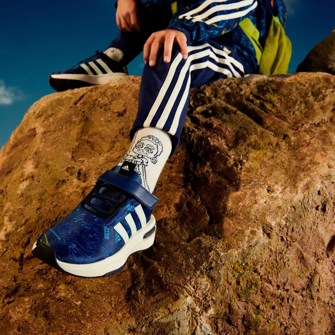 Детские носки с принтом Star Wars Adidas, Bunt — фото 2