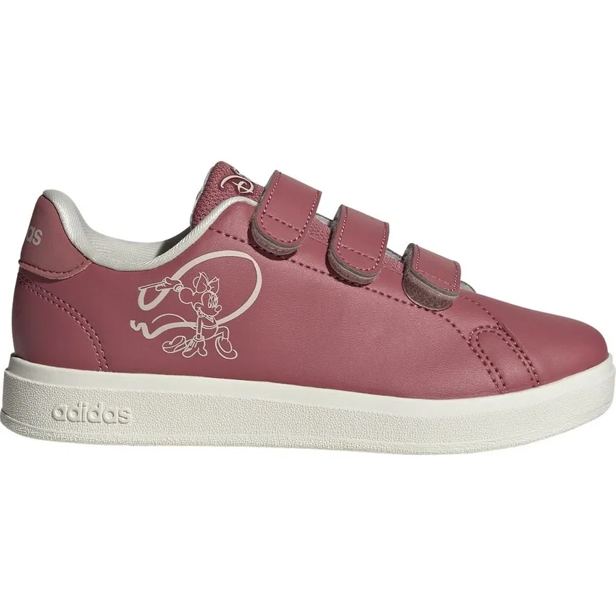 Детские спортивные кроссовки с принтом Mickey and Friends adidas, Красный — фото 2