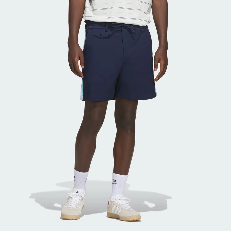 Спортивные брюки ADIDAS PERFORMANCE Regular Workout Pants в темно-синем и светло-голубом цветах — фото 2