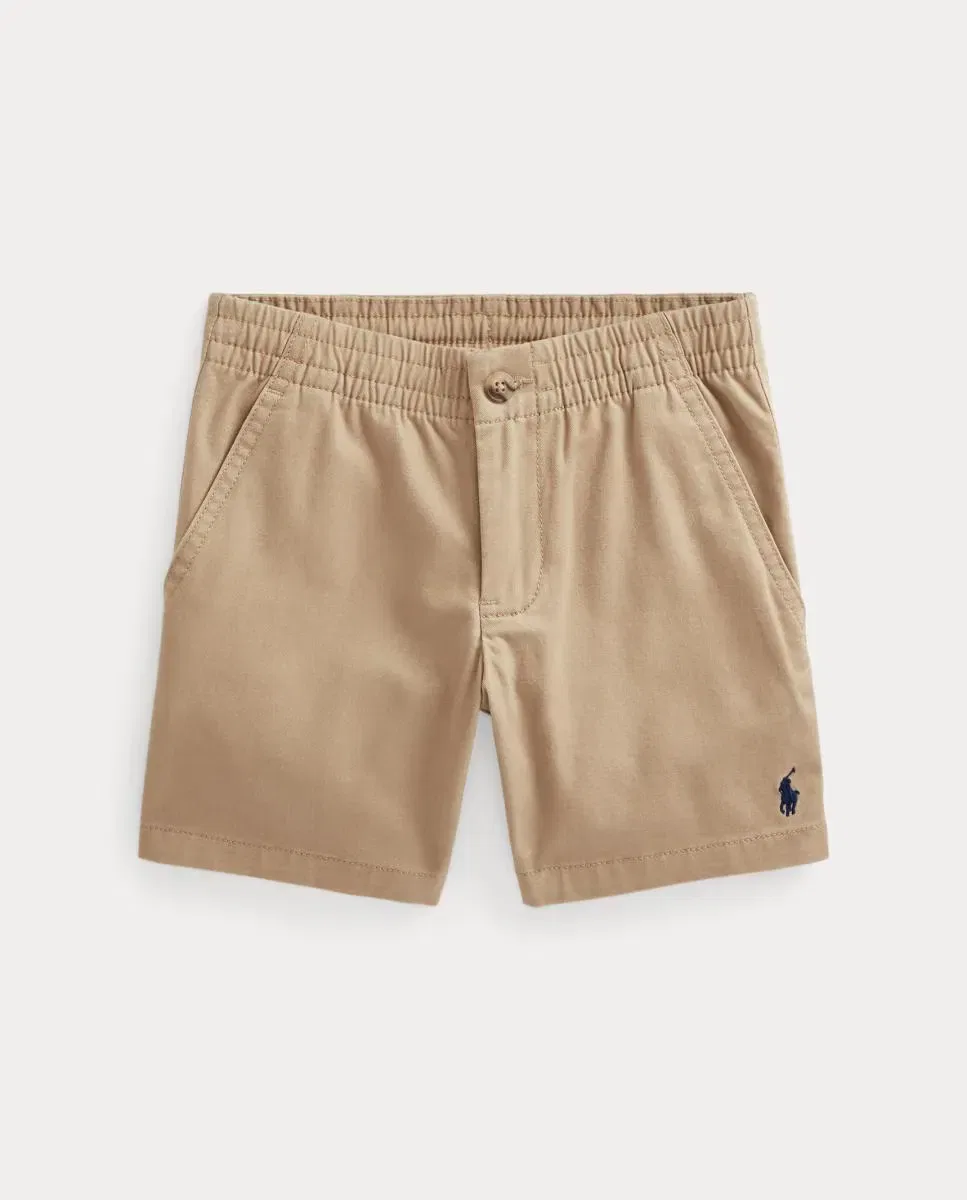 Детские шорты для мальчиков хлопковые с вышивкой Polo Ralph Lauren, Beige