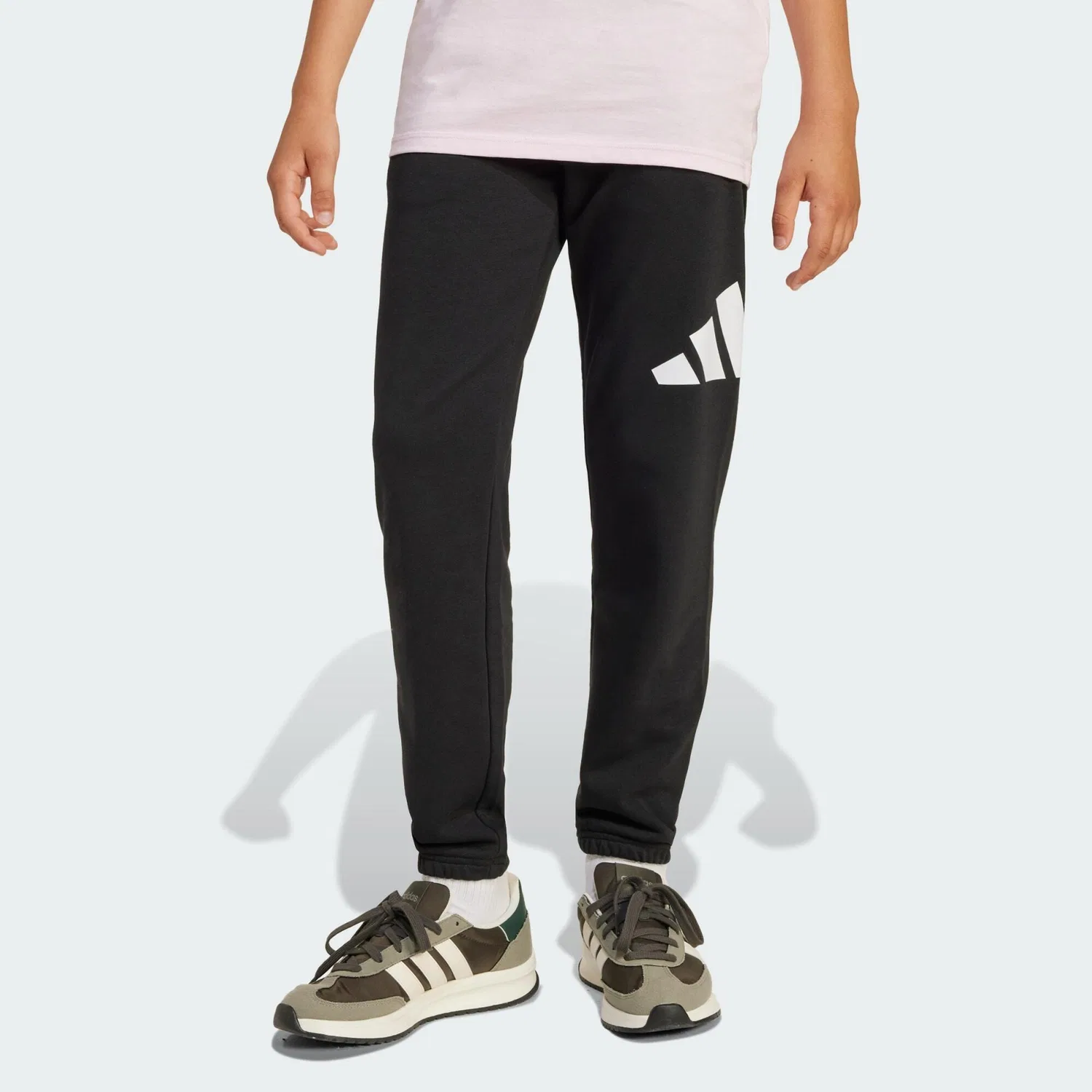 Детские спортивные штаны Essentials Kids Adidas, Schwarz Weiss