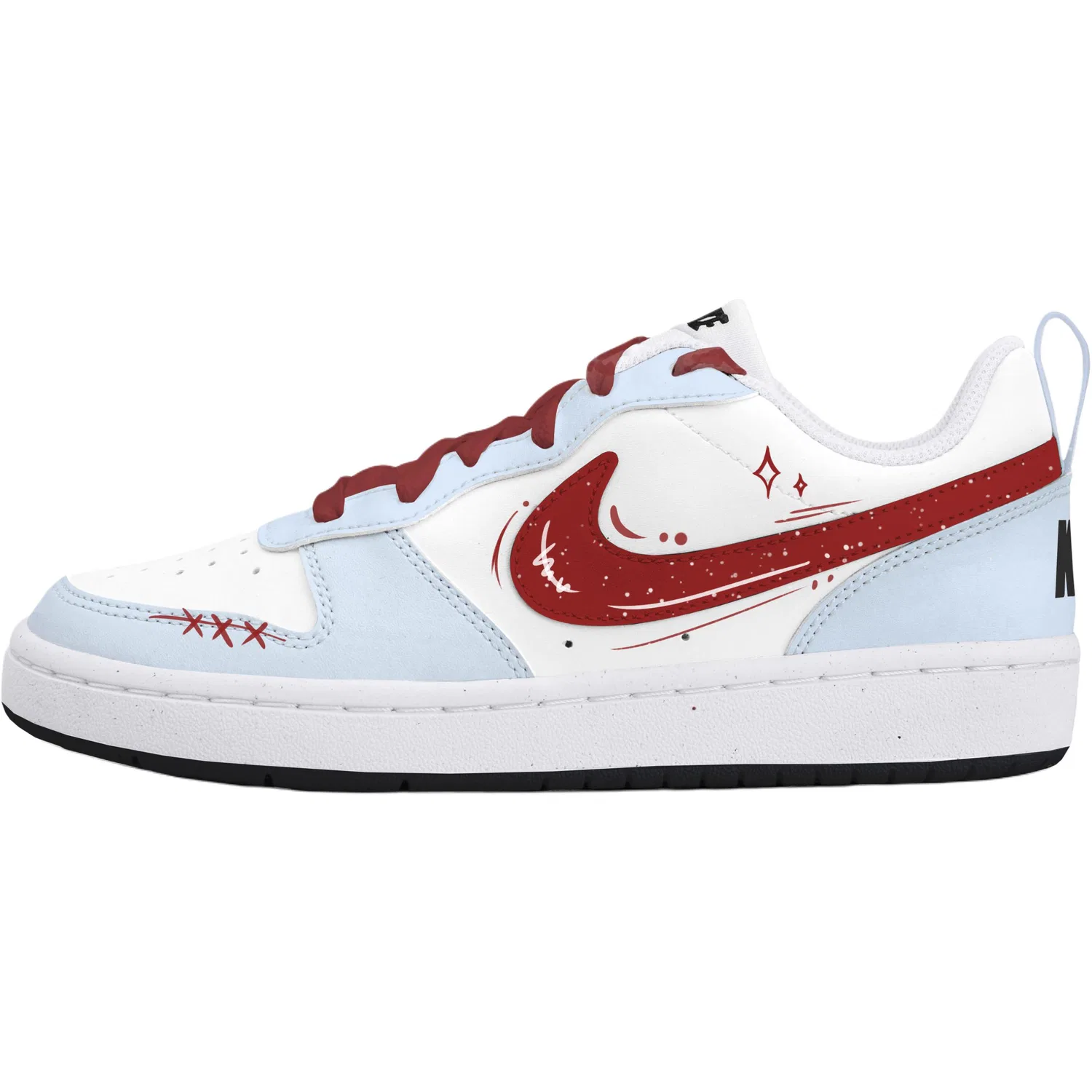 Детские кроссовки для скейтбординга Court Borough 2 Nike, Blue — фото 3
