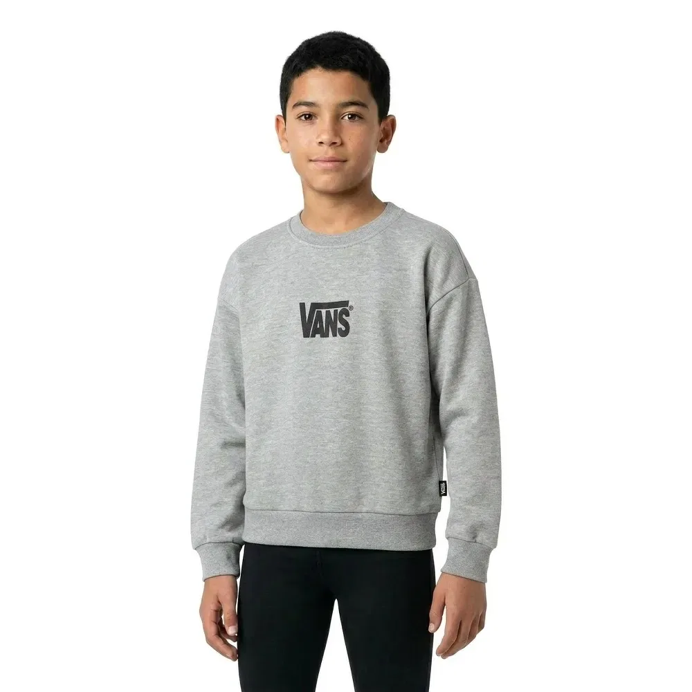 Детский свитшот с принтом Stretch Logo Vans, Grey