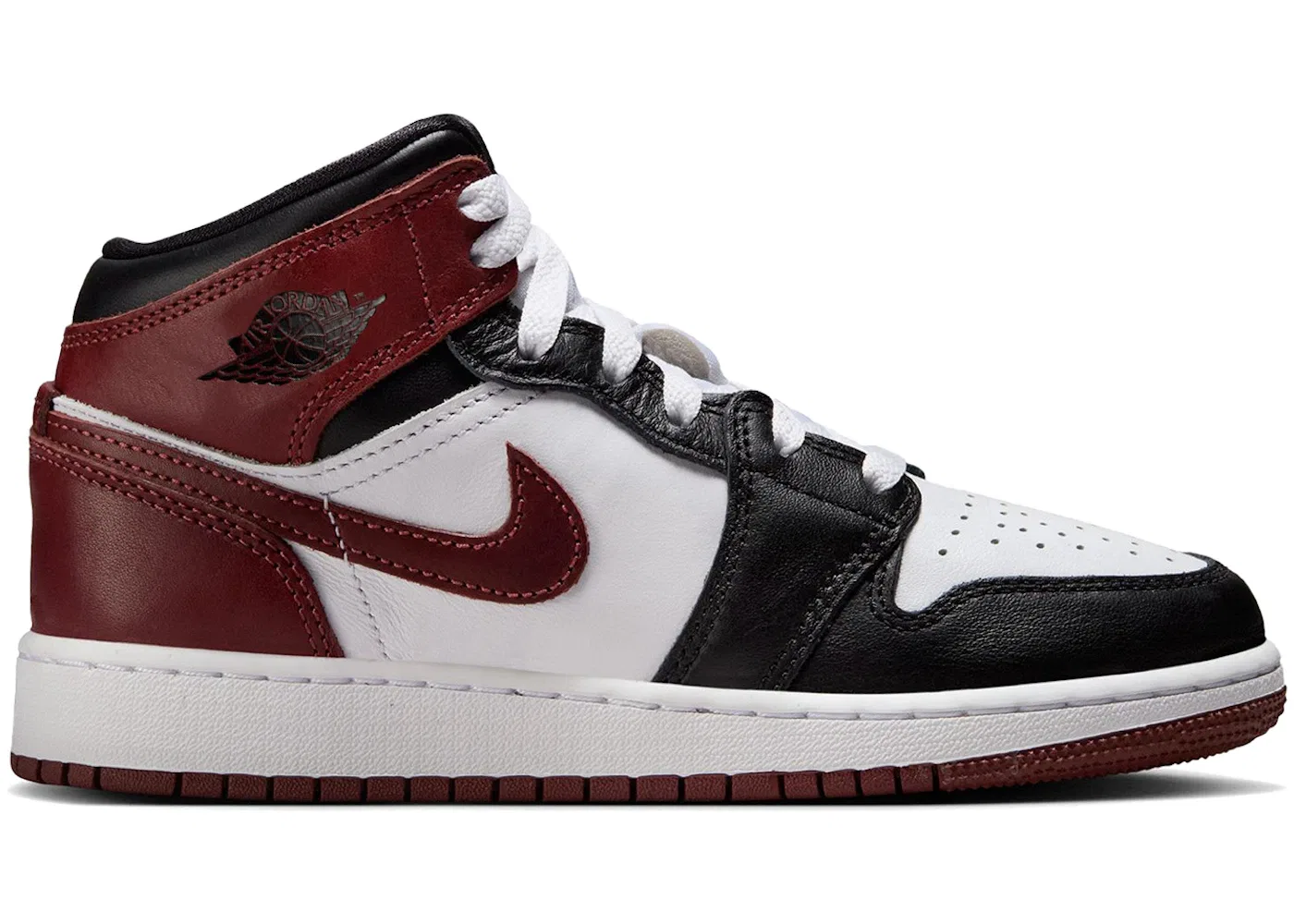 Детские кроссовки Lifestyle Jordan 1 Mid SE Jordan, White/Dark Pony/Black