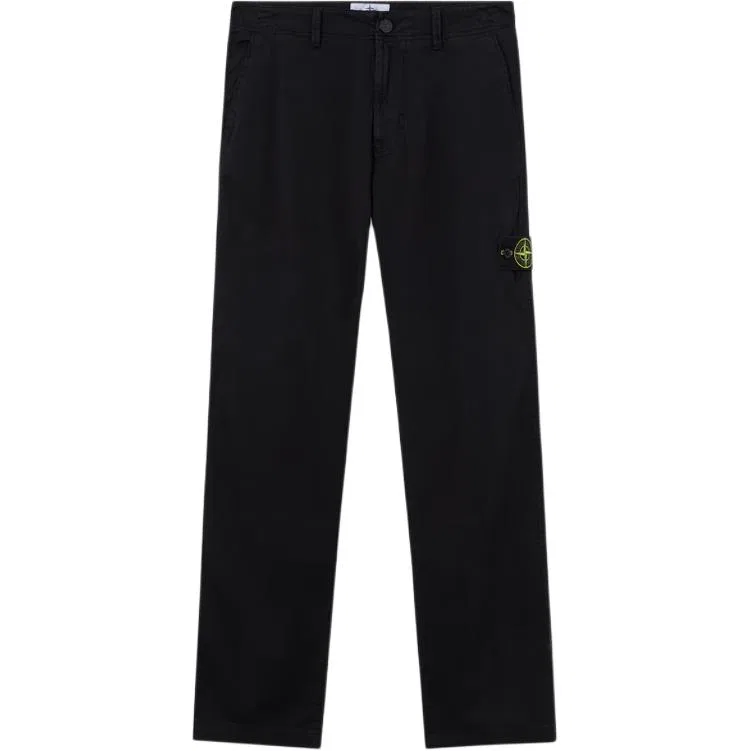 Мужские повседневные брюки Black STONE ISLAND, Черный