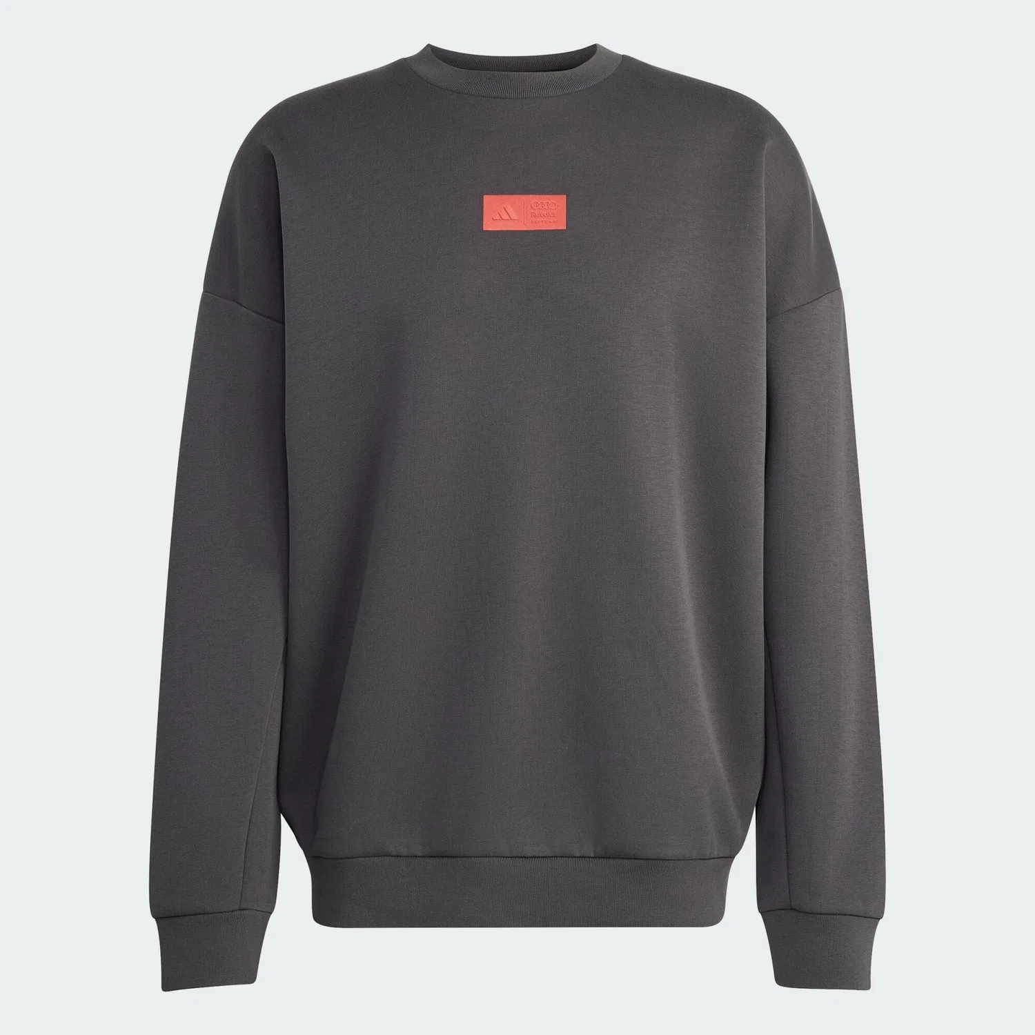 Мужской свитшот свободного кроя Audi Revolut F1 Team Elevated Crew Sweat Adidas, Schwarz Rot — фото 2