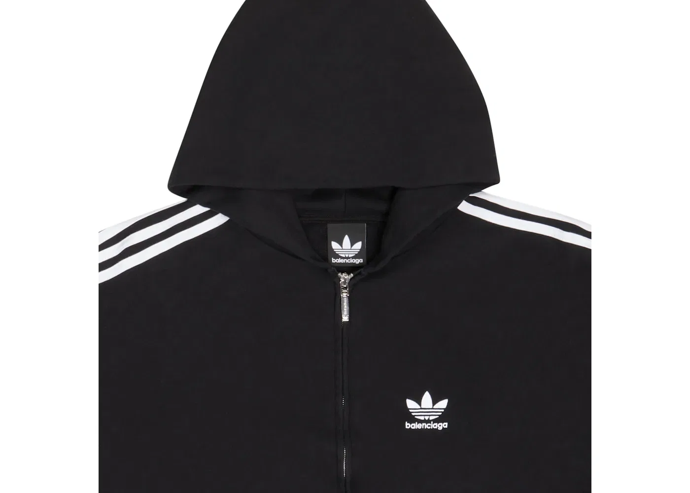 Унисекс худи с молнией Fit Balenciaga, Black — фото 2
