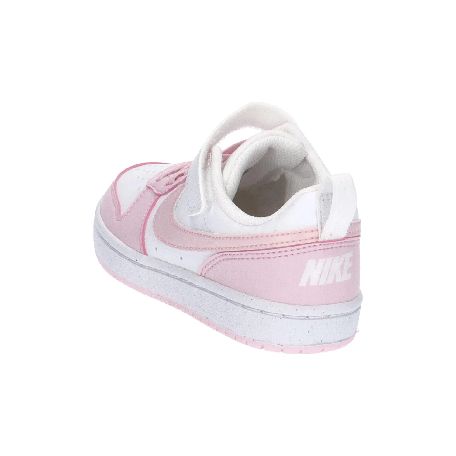 Детские кроссовки с регенерированным верхом Court Borough Low Recraft Nike, Rosa Olivbraun — фото 4