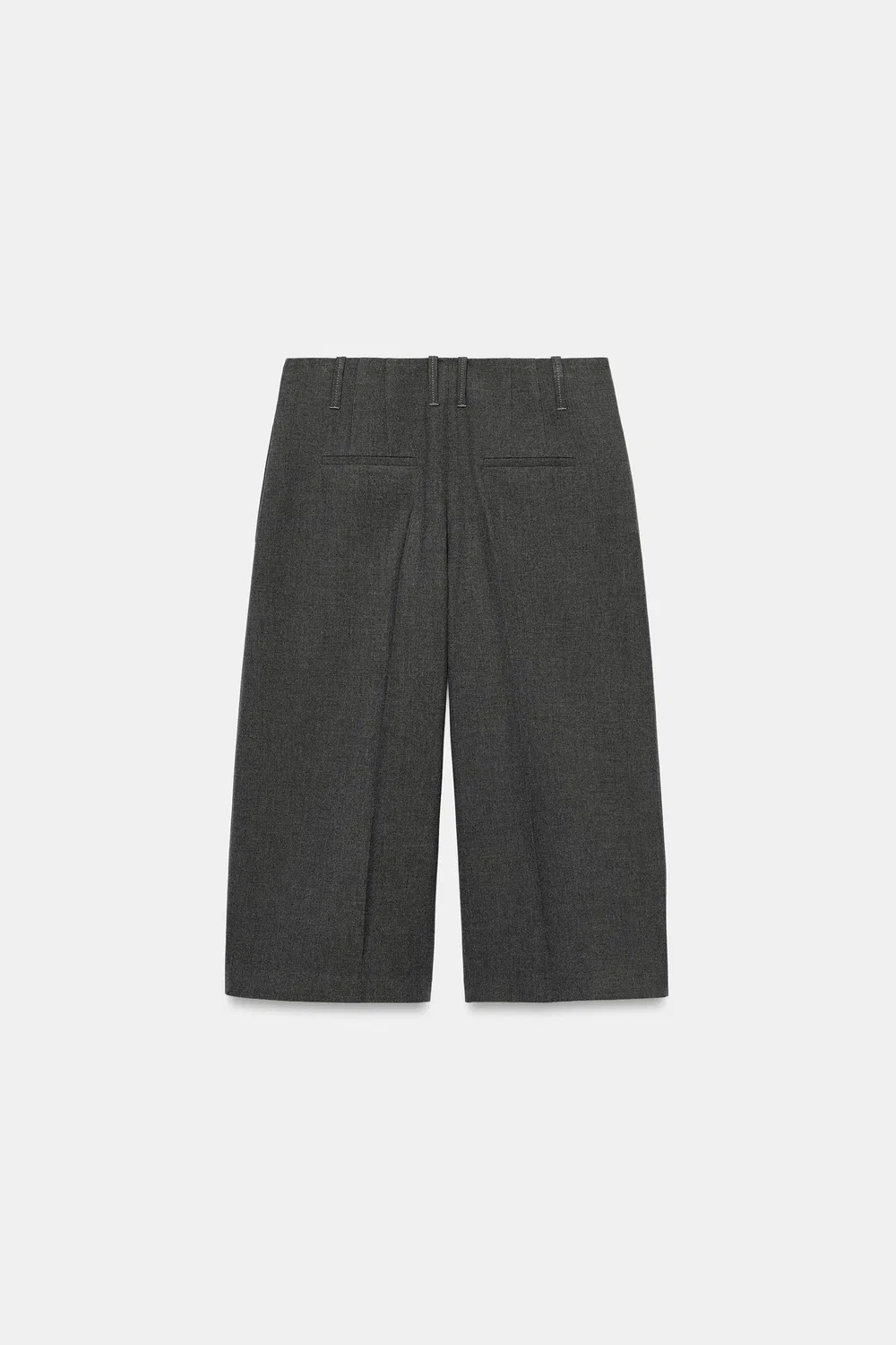 Шорты-бермуды из коллекции ZW ZARA, Grey marl — фото 4