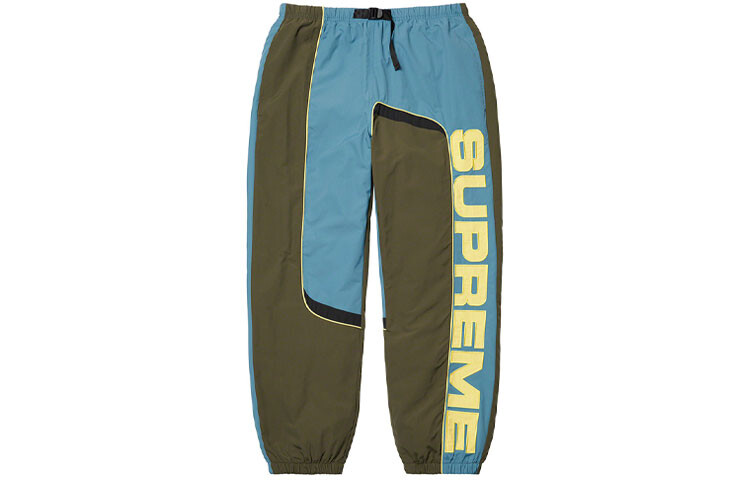 Осень/Зима 21 Повседневные брюки унисекс Supreme, зеленый — фото 3