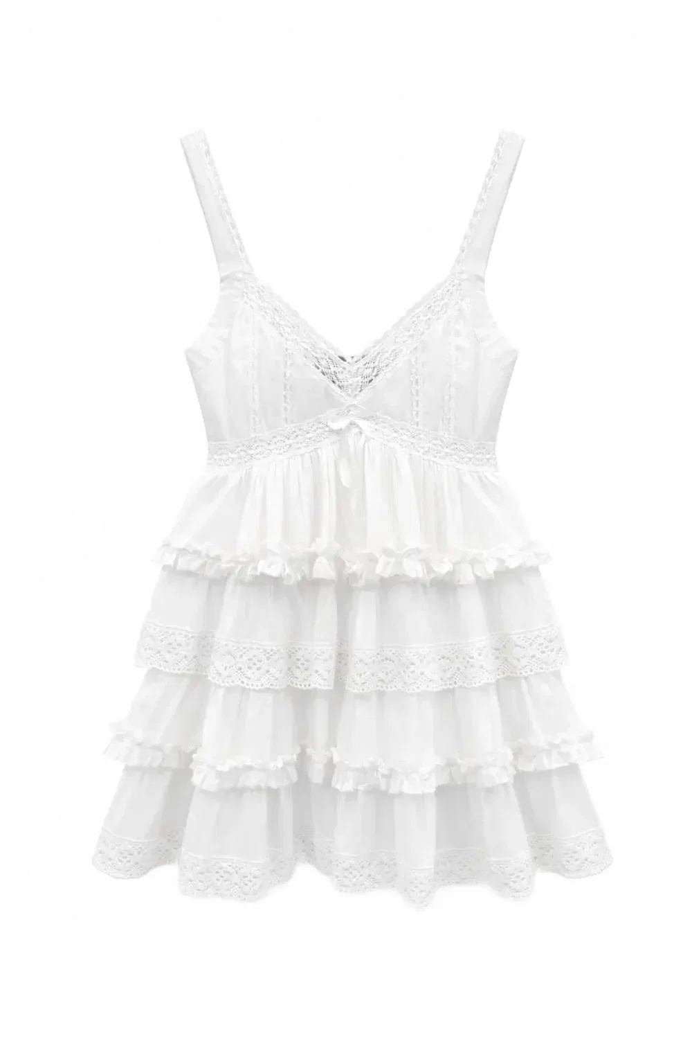 Детское платье для девочек без рукавов Ilyana Dress KatieJnyc, White — фото 3