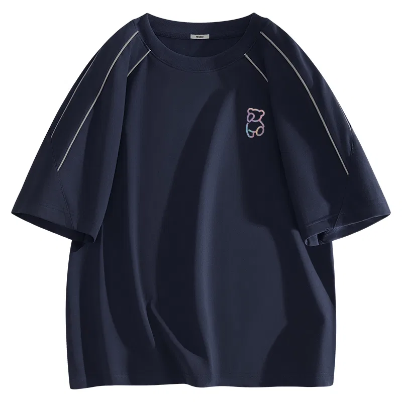 Детская футболка с принтом Heavyweight Cotton Skin-Friendly Soft Black MINISO, Black — фото 3