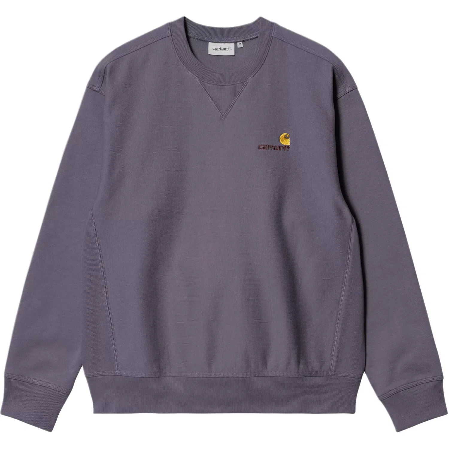 Детский свитшот хлопковый American Script Carhartt WIP, Dark Purple
