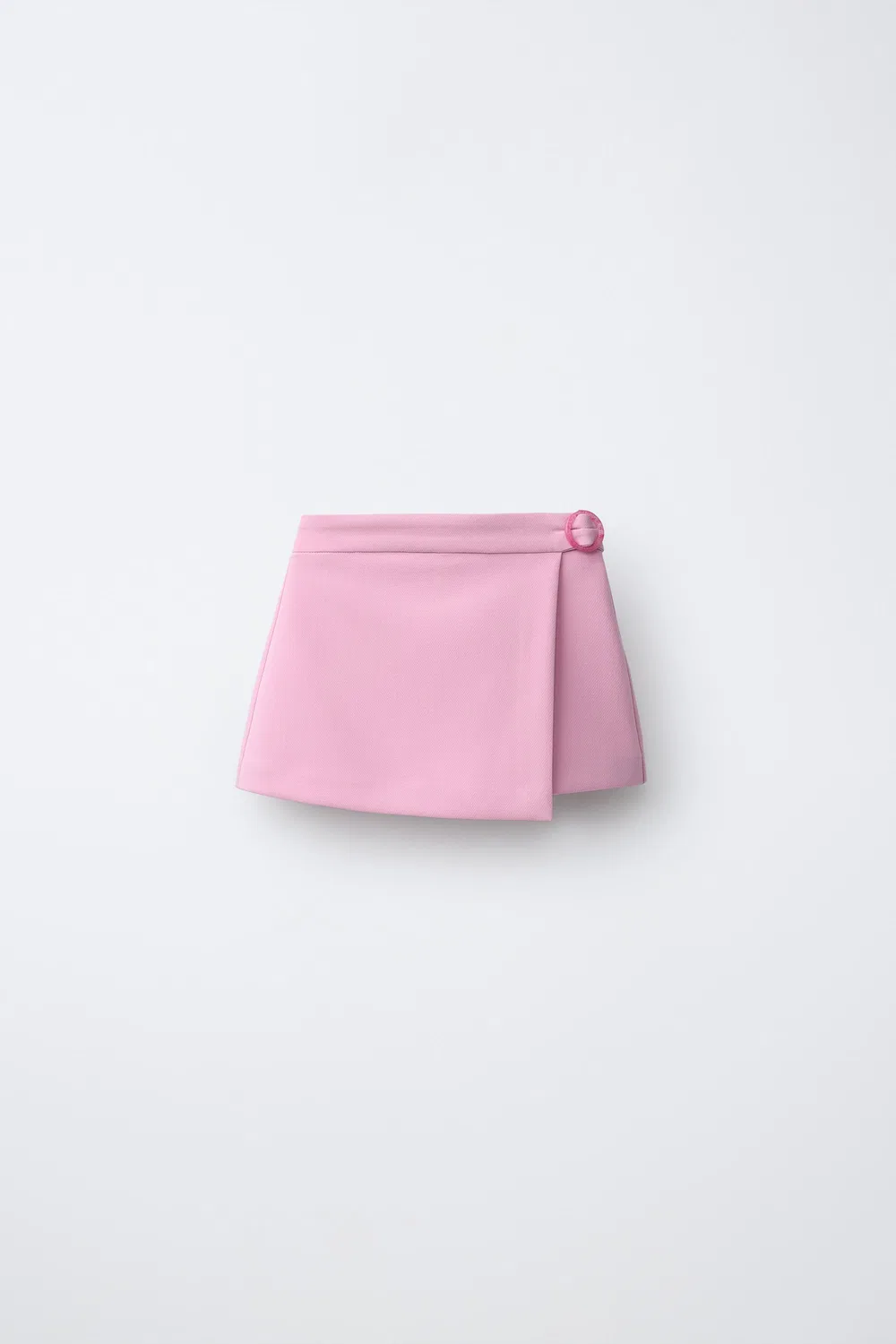 Юбка-бермуды с пряжкой ZARA, Pink