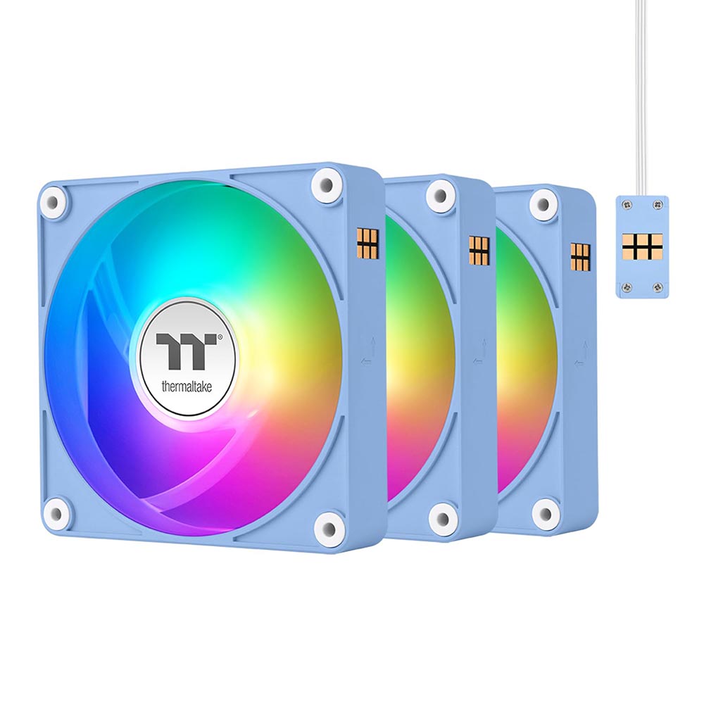 

Вентилятор Thermaltake CT140 EX Reverse ARGB, 3 шт, голубой