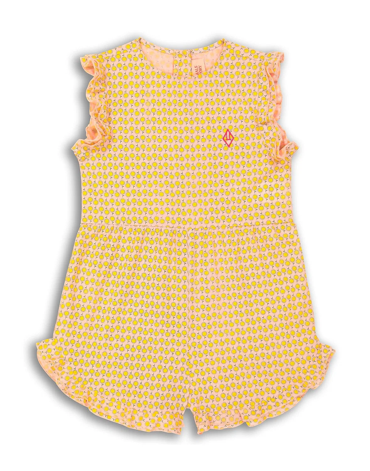 Детский комбинезон для девочек хлопковый The Animals Observatory, Light Pink