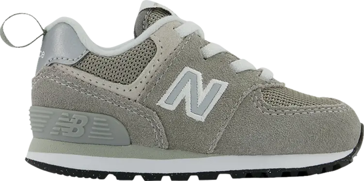 

Кроссовки New Balance 574 Bungee Toddler 'Core Pack - Grey', серый