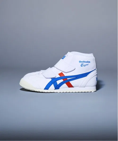 Детские кроссовки Onitsuka Tiger MEXICO Mid Runner белые