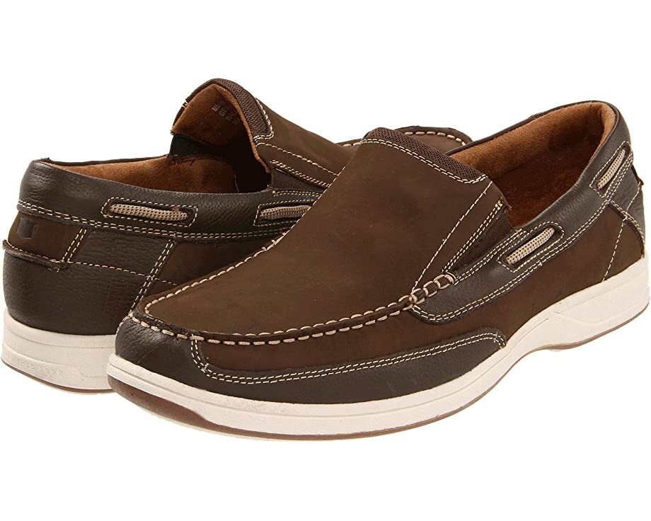 

Лодочные туфли Lakeside Slip Florsheim, коричневый