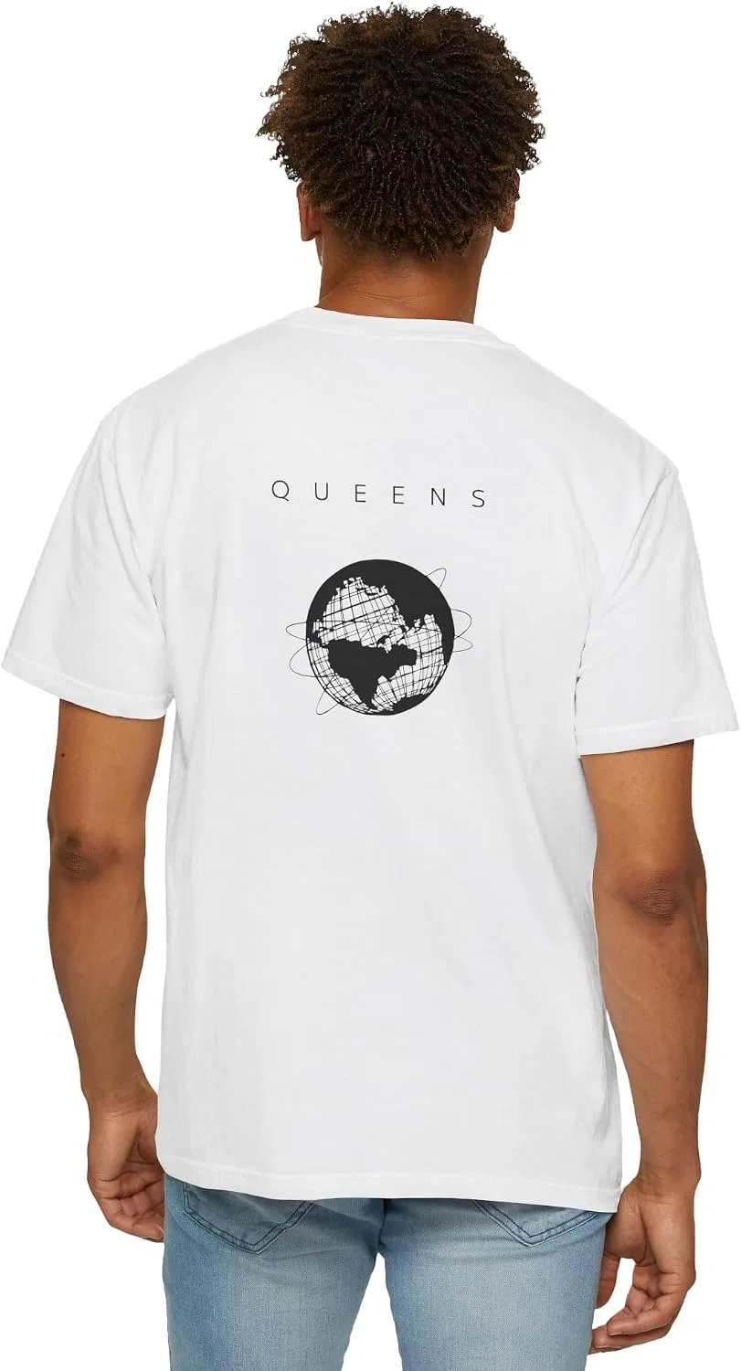 Футболка с принтом Queens Unisphere Comfort Colors, White