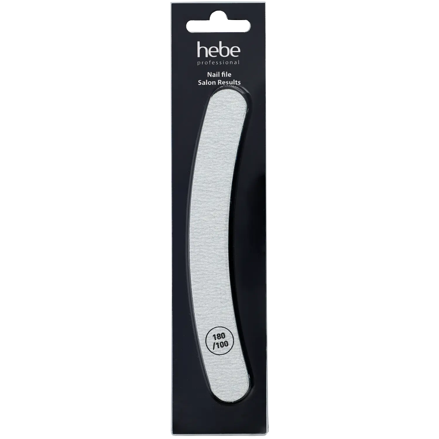 Hebe Professional пилочка для ногтей Salon Results банан #100/180, 1 шт. — фото 2