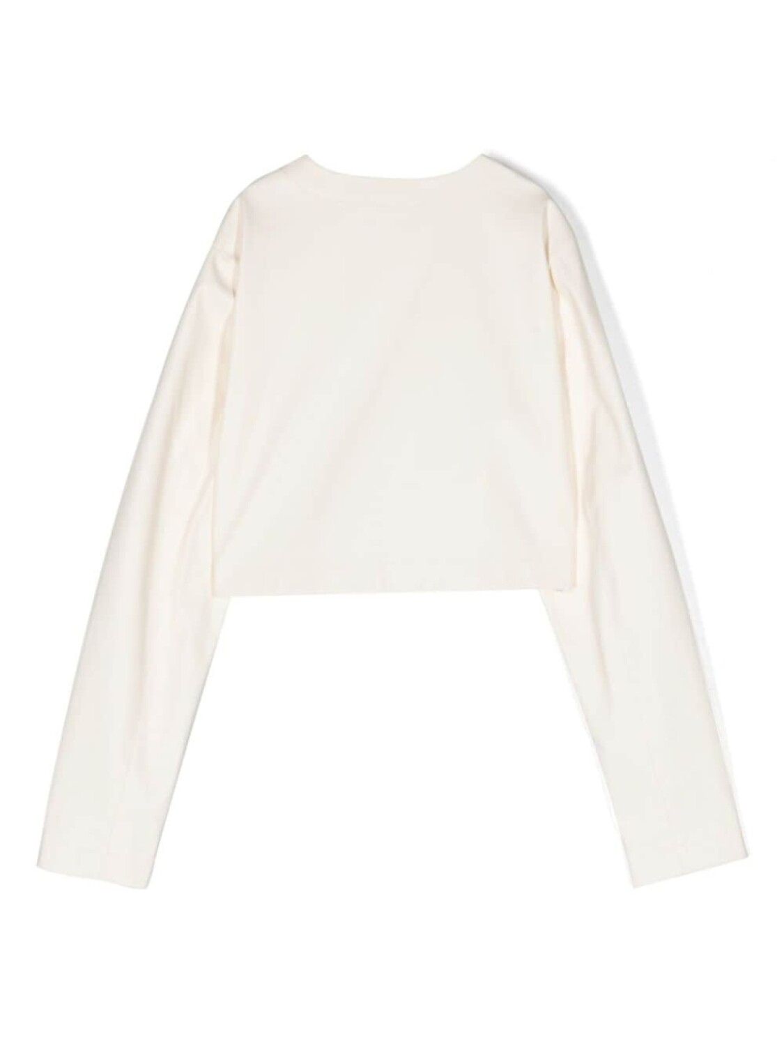 Liu Jo Kids укороченная куртка из искусственной кожи, белый — фото 2
