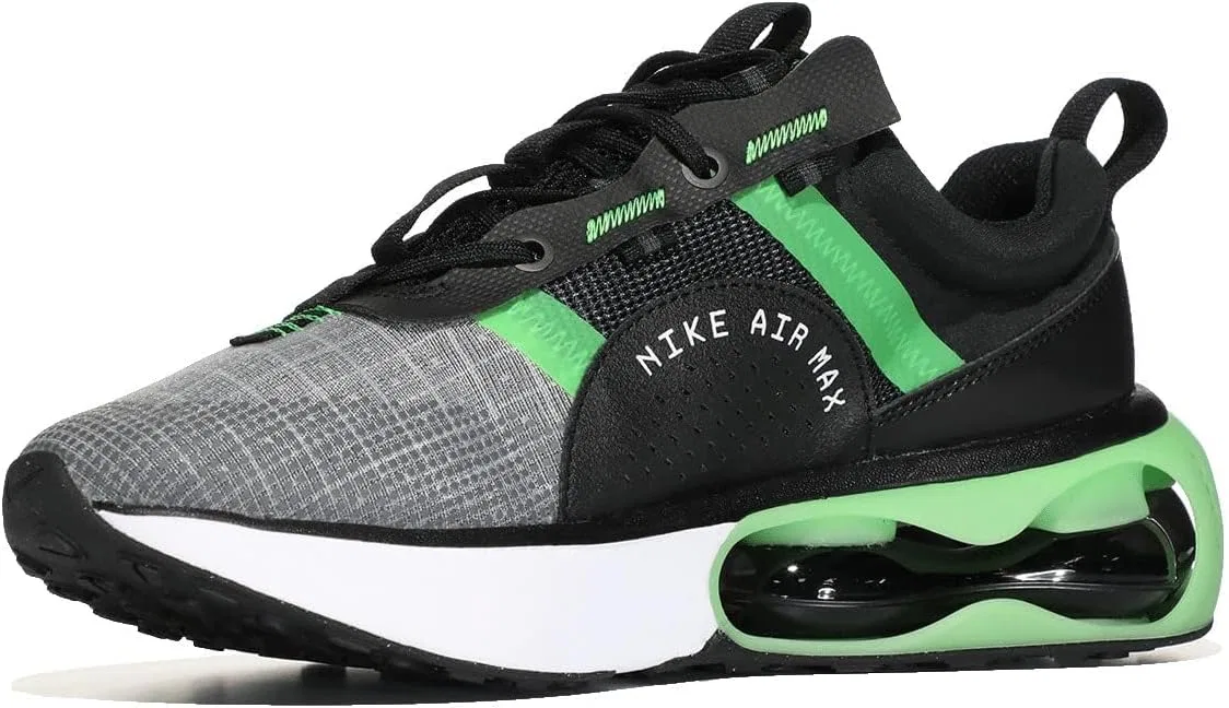 Детские кроссовки для мальчиков Air Max 1 Nike, Black/Chrome/Green Strike/Iron Grey
