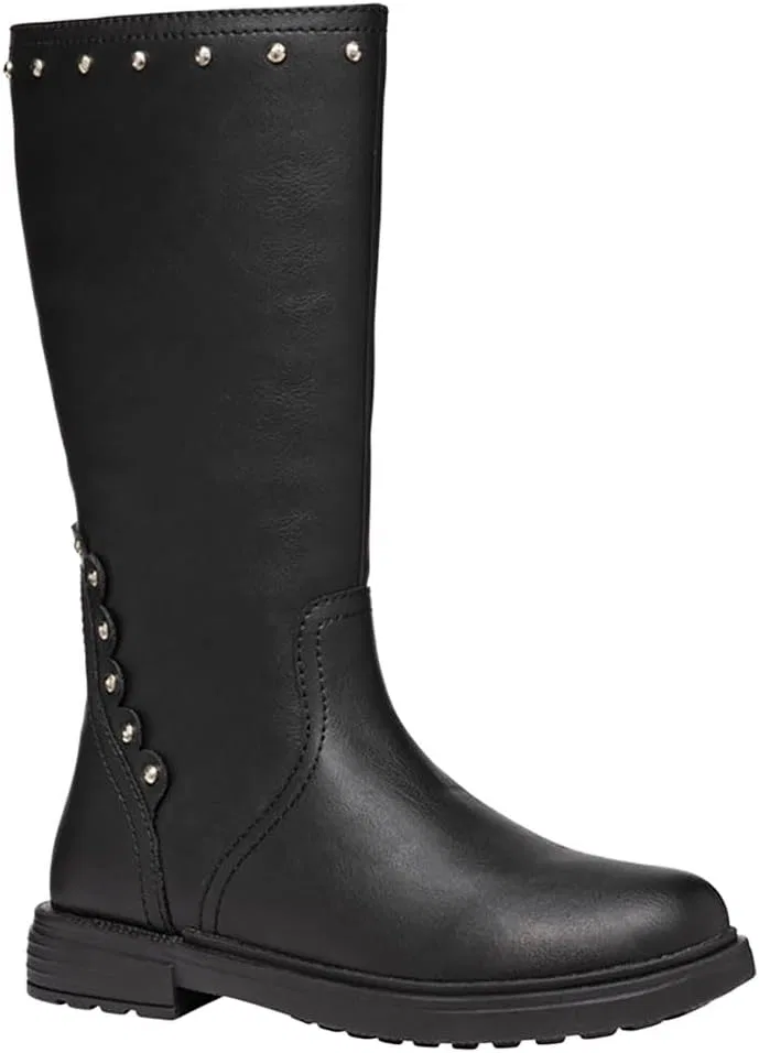 Детские ботинки для девочек J Eclair Girl D Geox, Black