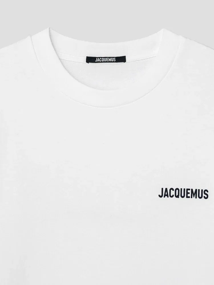 Футболка с коротким рукавом, логотип, Adresse JACQUEMUS, White — фото 3