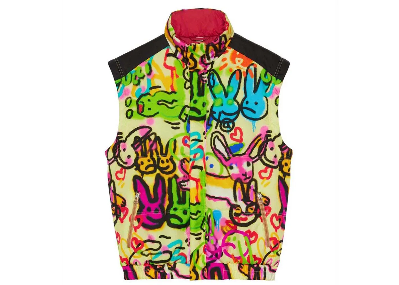 Мужской жилет с принтом кролика Gucci Gilet, Multi
