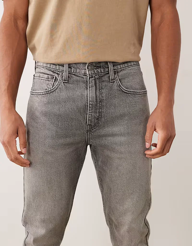 Джинсы Levi's 515 slim серого — фото 4