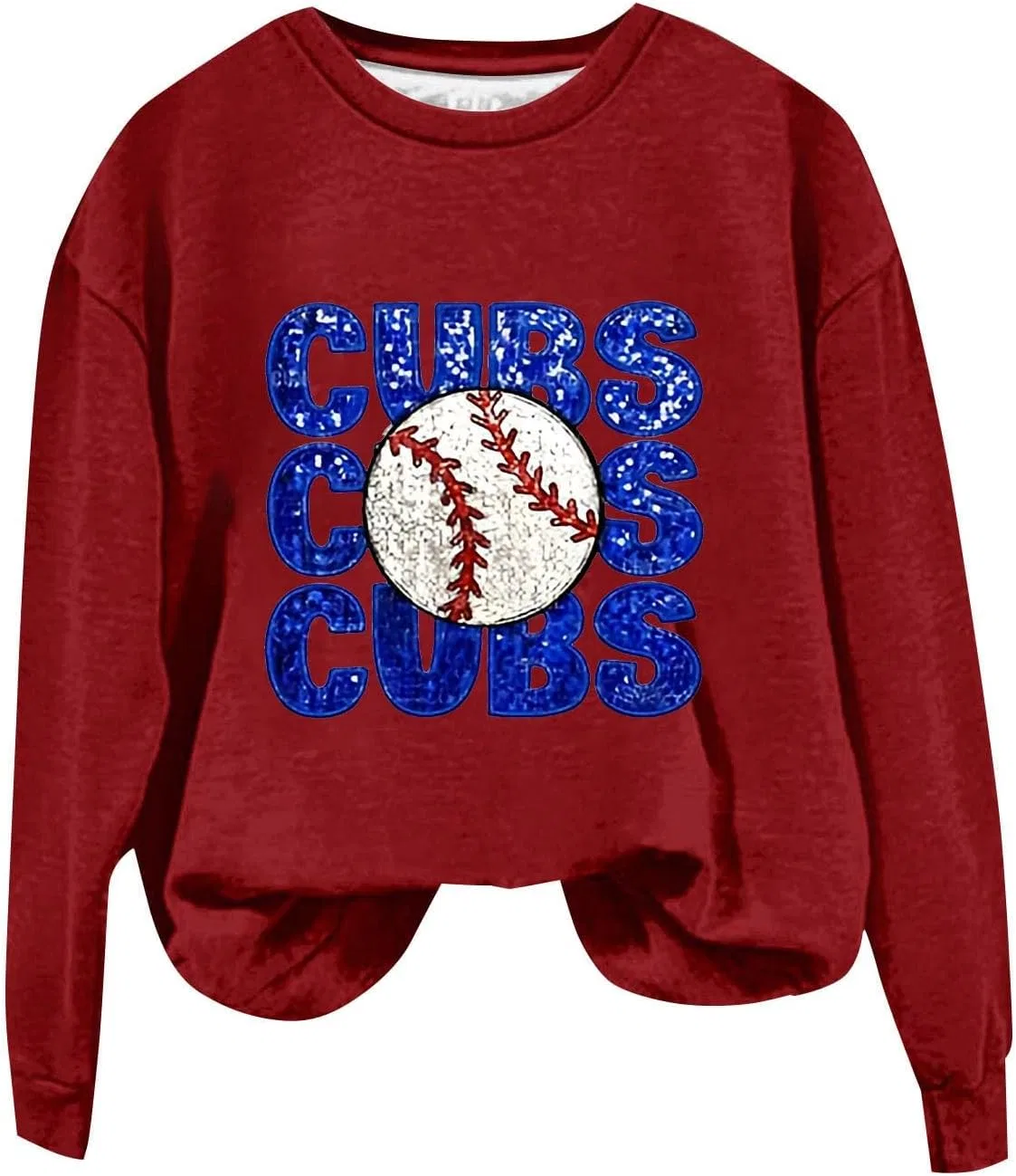 Женский свитшот с принтом Baseball Mom, Heevina