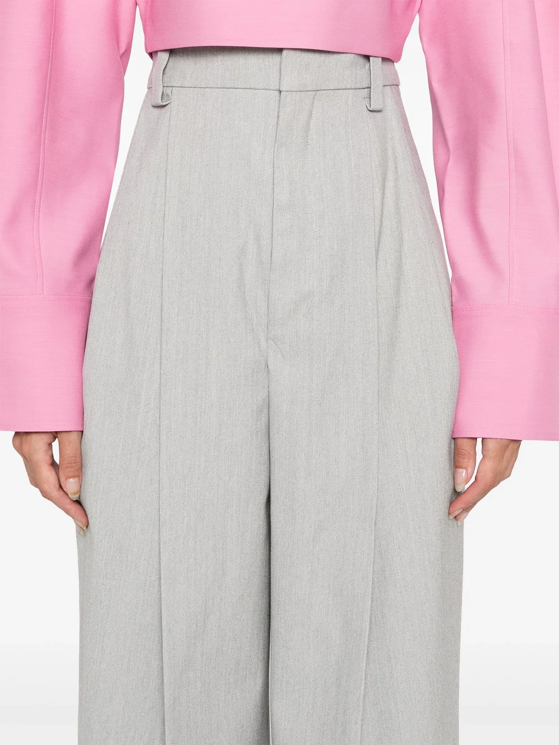 Брюки Le Pantalon Curzio Jacquemus, светло-серый — фото 2