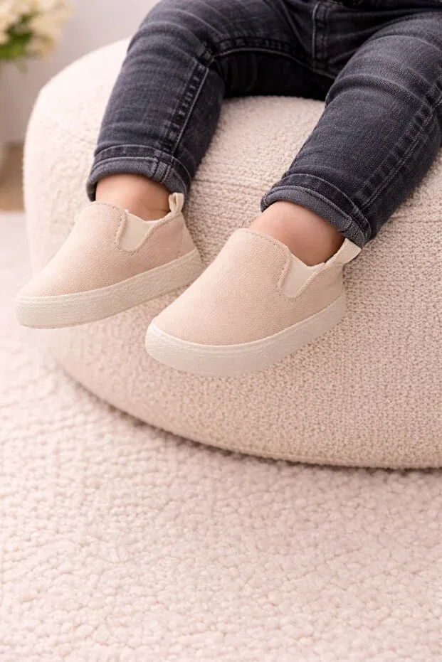 Детские мокасины для мальчиков без каблука Nipperland, Beige