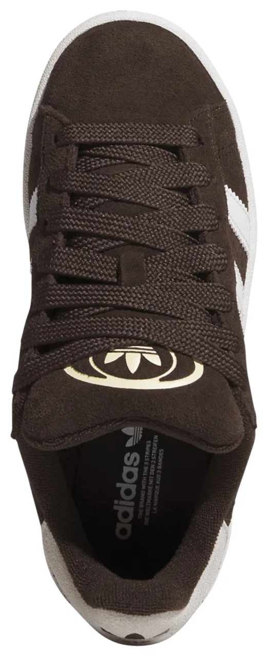 Кроссовки для мальчиков Campus 00S Adidas, белый/коричневый/Brown — фото 4