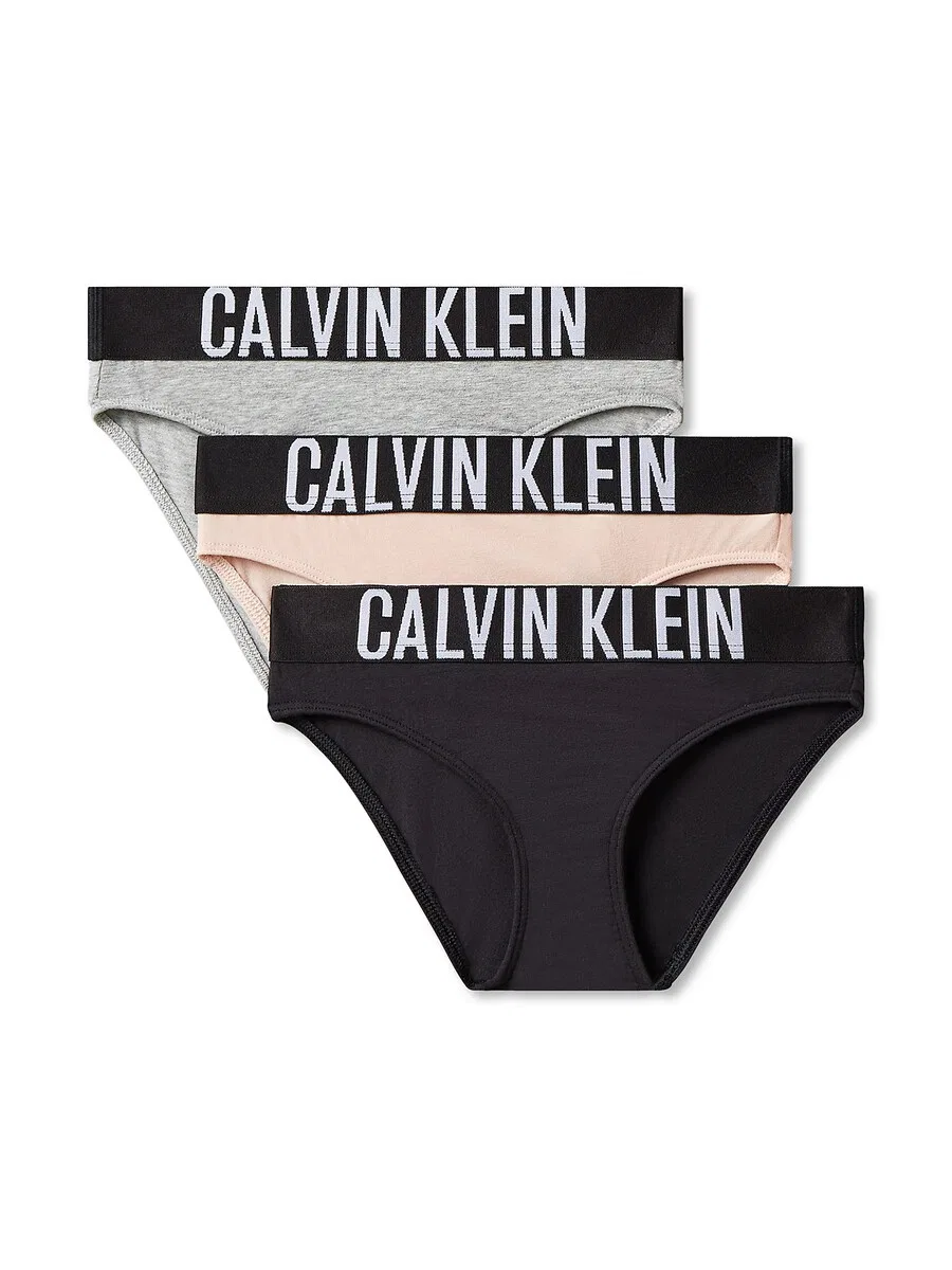 Трусы Calvin Klein Underwear "Intense Power" в бежевом, сером и черном цветах