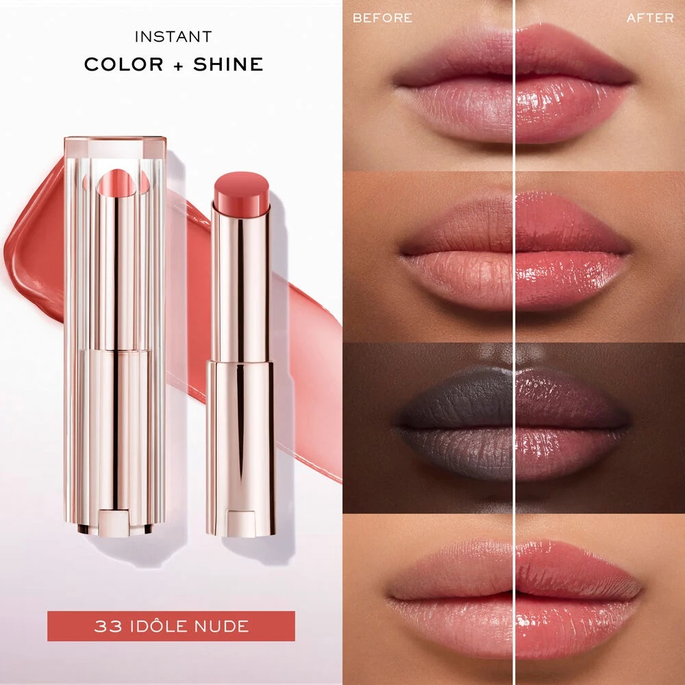 Увлажняющий бальзам для губ Lancome Lip Idole Squalane-12 Butterglow, 33 Idôle Nude, 3 г — фото 4