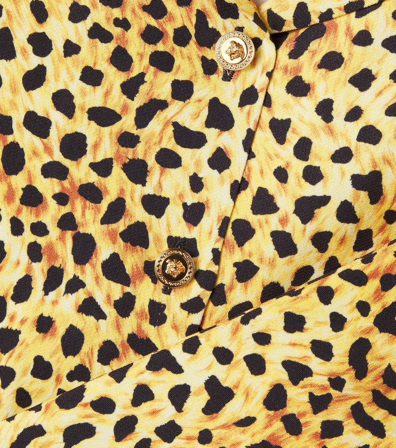 Рубашка с коротким рукавом Versace Kids, коричневый — фото 3