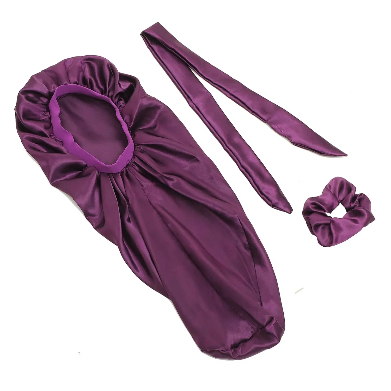Шапочка для сна Satin, TOPPERFUN, 69x29x0.1 см, Purple