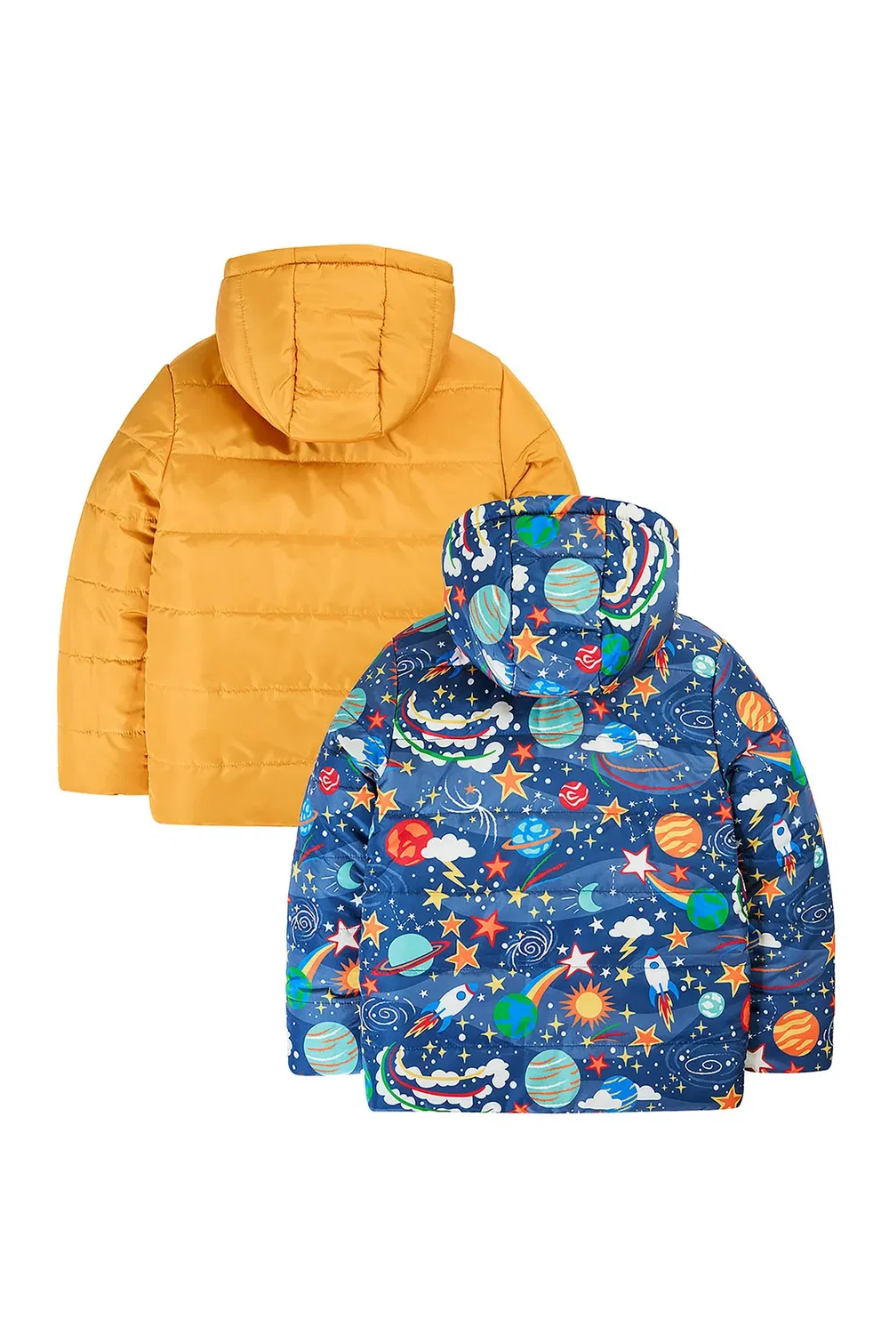 Детская куртка утепленная Reversible Toasty Trail Frugi, Blue — фото 2